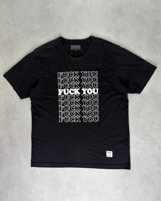 Supreme X Hysteric Glamour 'Fuck You' Football T Shirt black – L