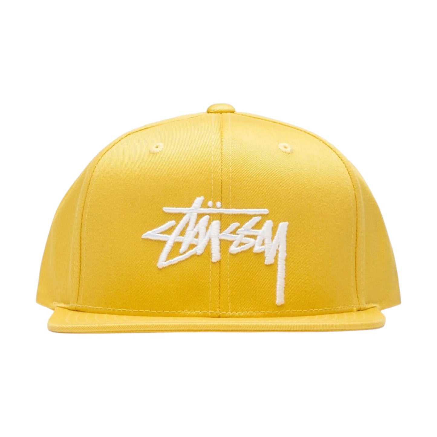 Stussy Classic Logo Snapback yellow