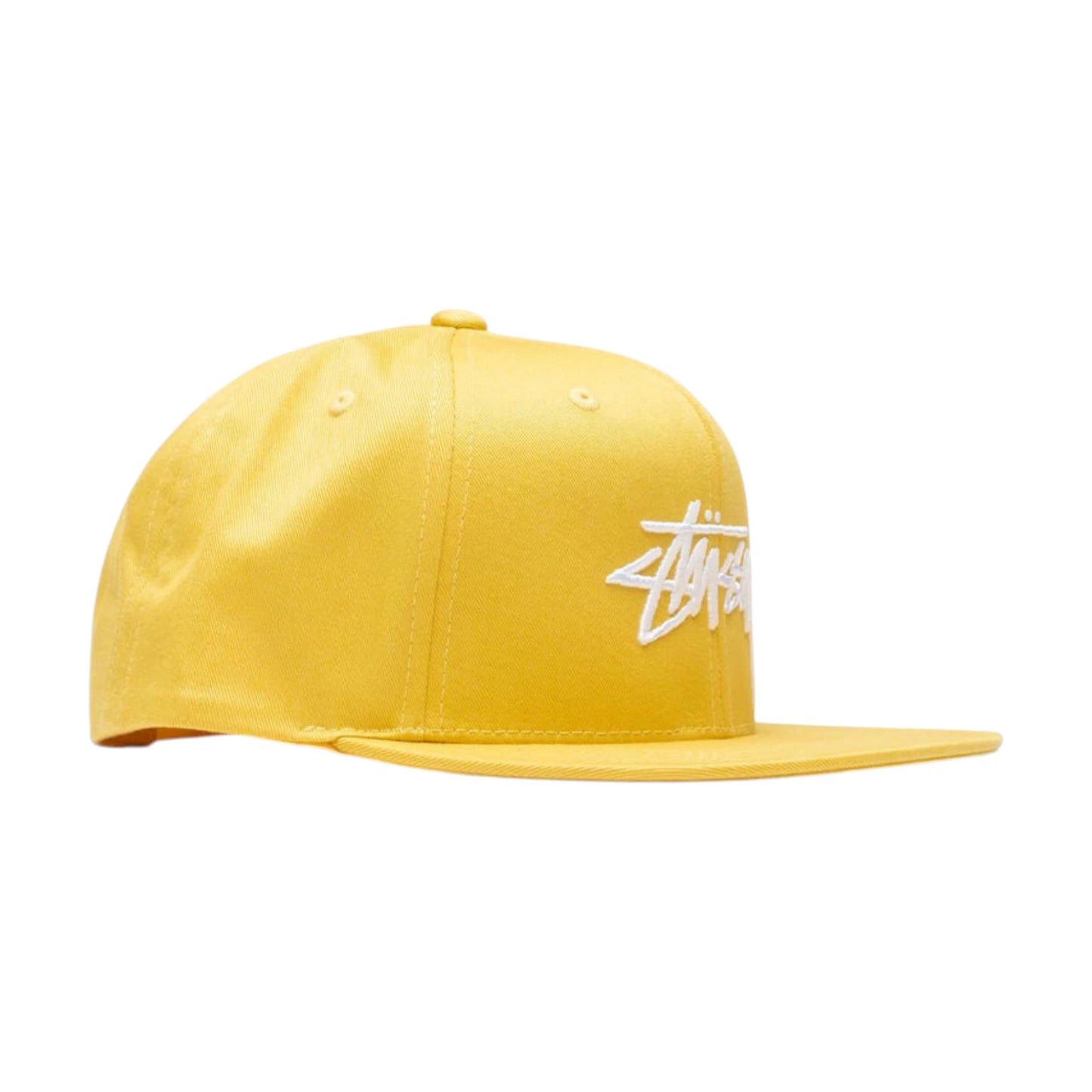 Stussy Classic Logo Snapback yellow