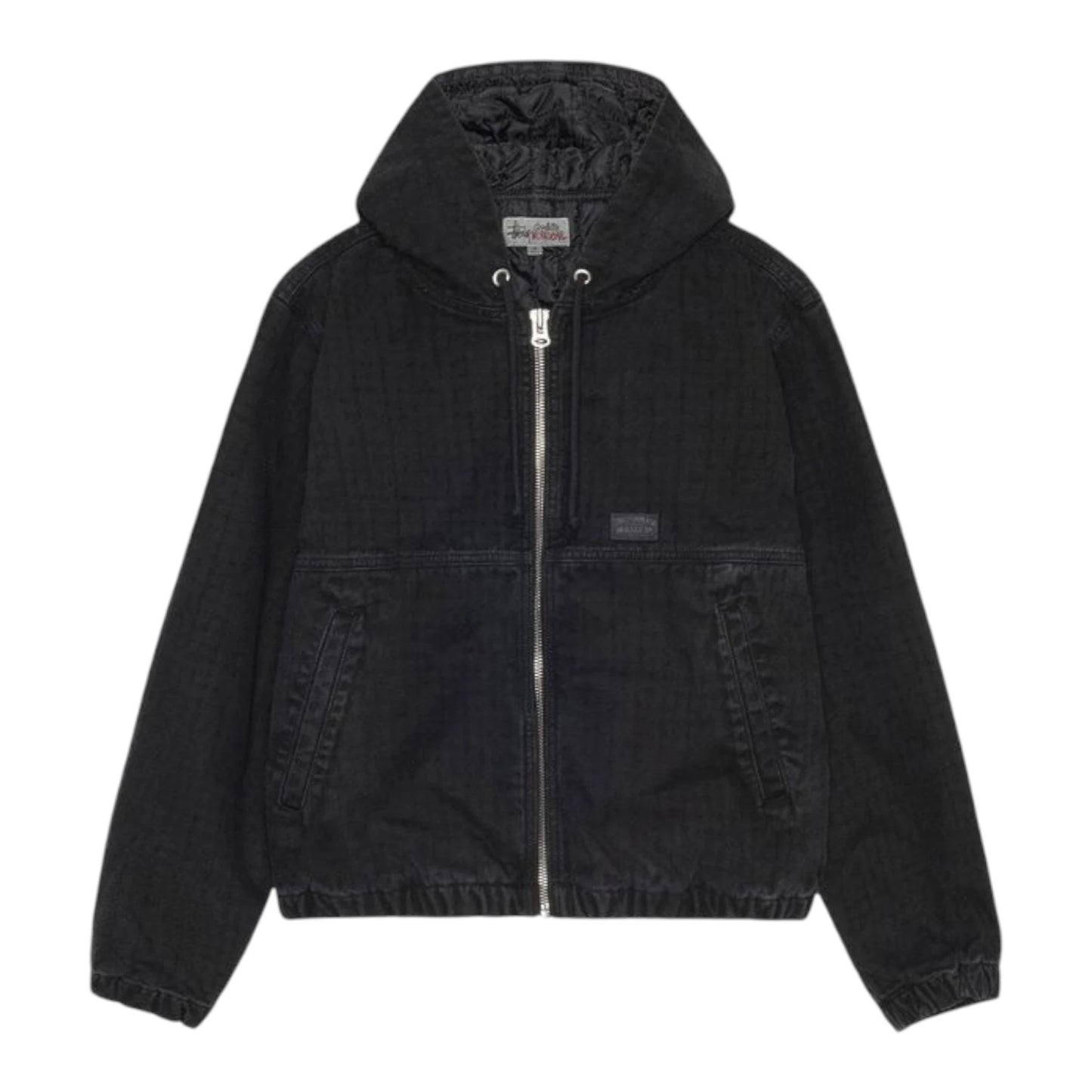 Stussy Canvas Needle Punch Work Jacket black