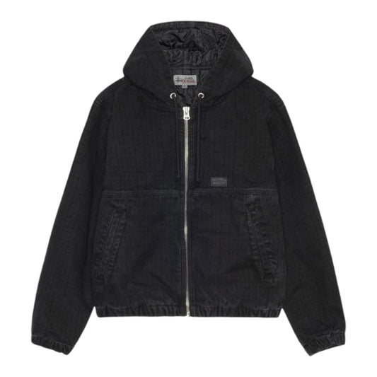 Stussy Canvas Needle Punch Work Jacket black