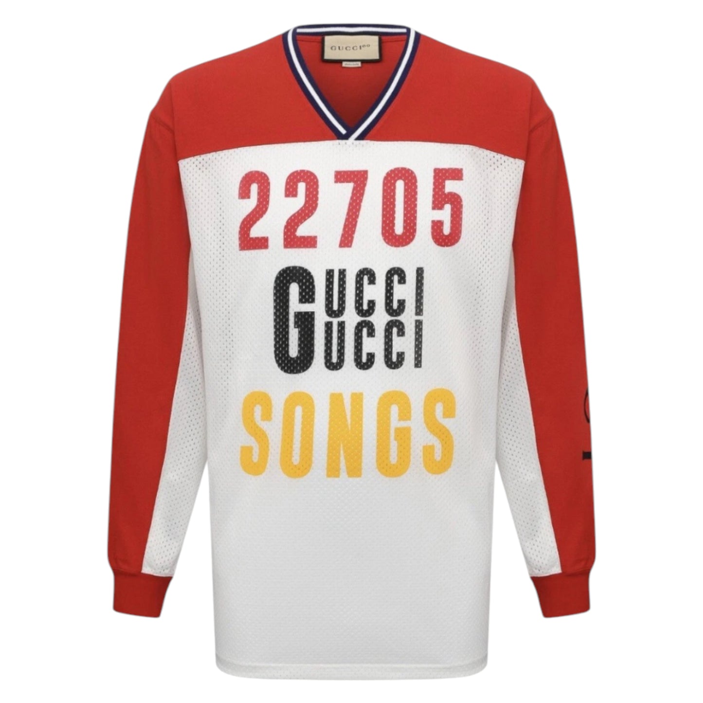 Gucci Songs Jersey red|white - L