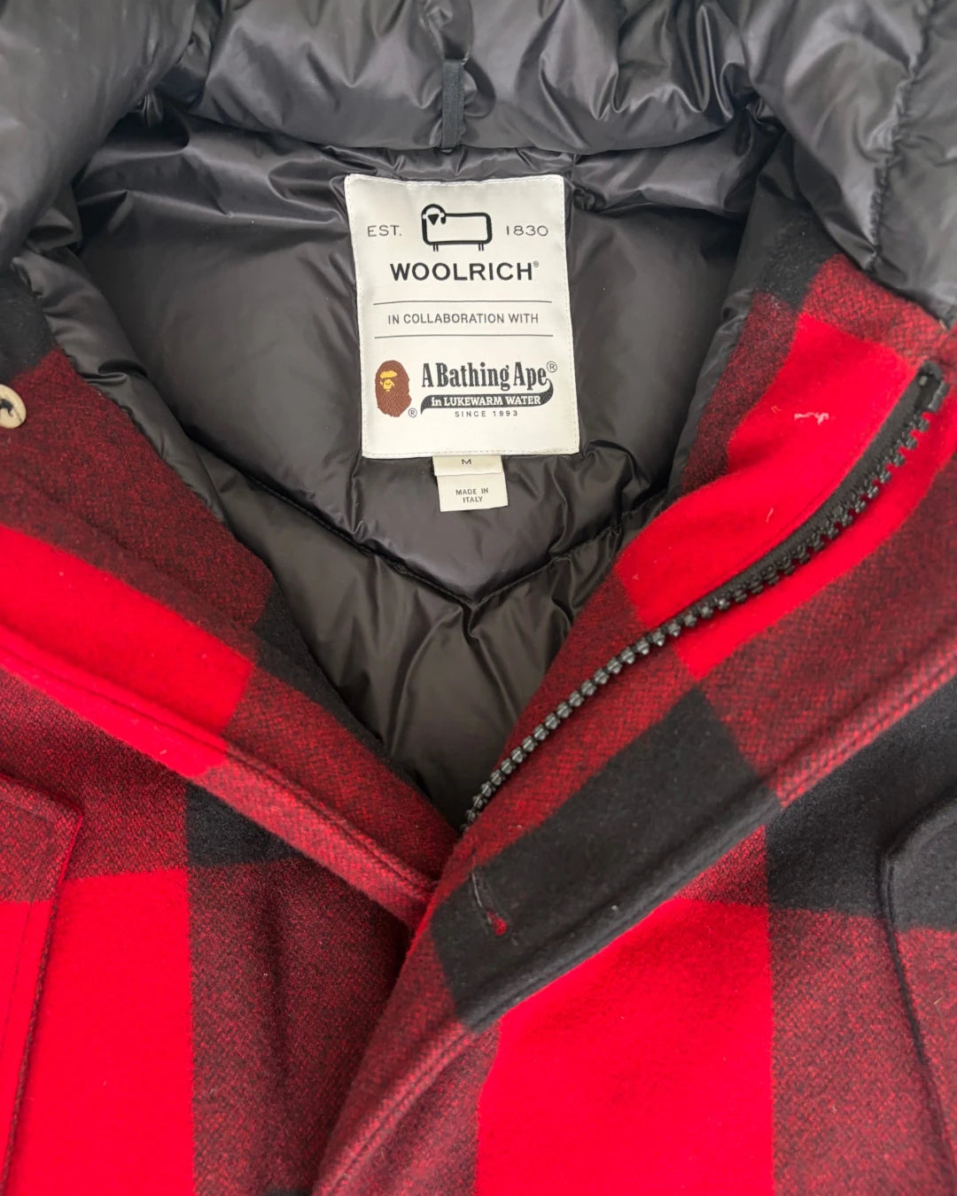 Bape X Woolwich Button Up Jacket camo – (GRADE A) / M