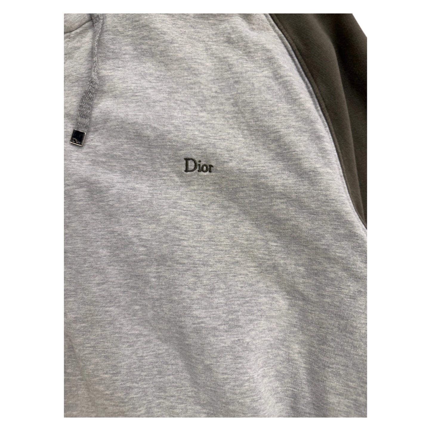 Dior Homme Zip Hoodie green|grey - L
