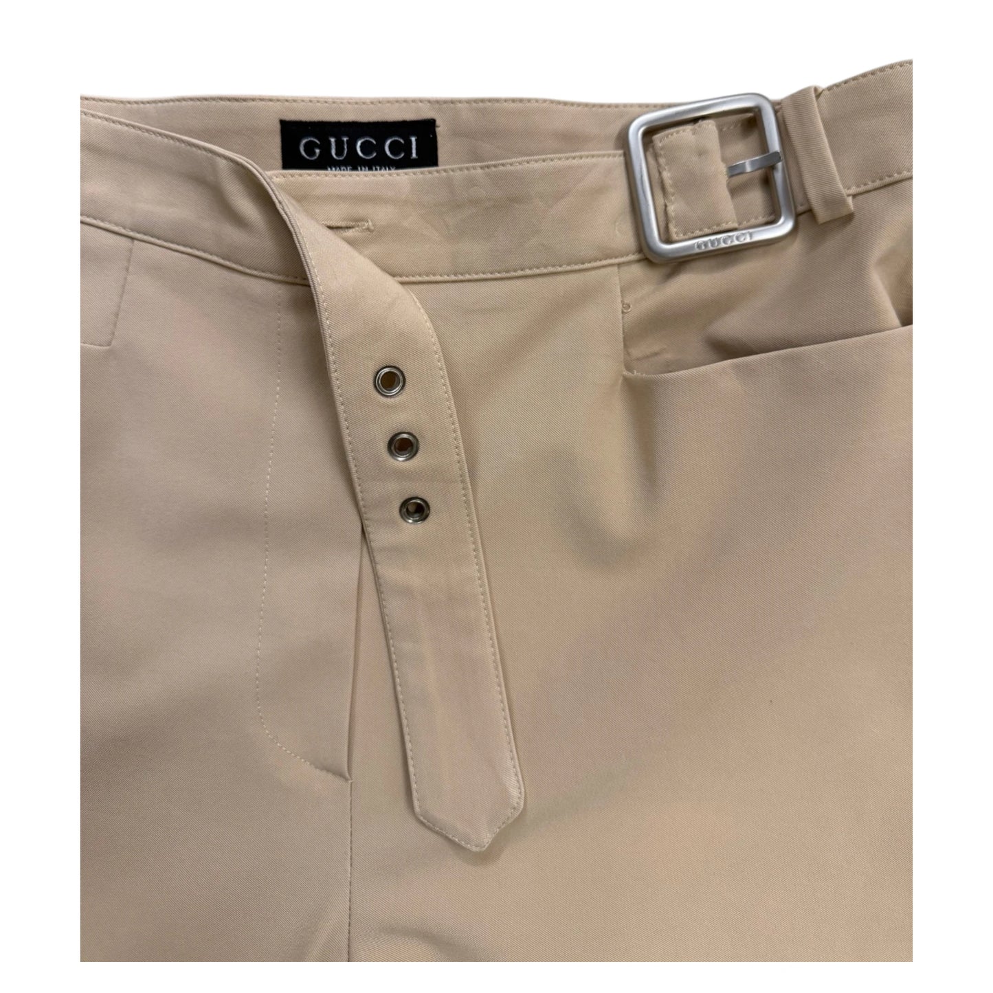 Gucci Buckle Bottoms beige - M