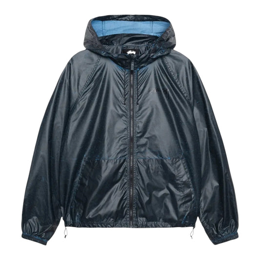 Stussy Beach Shell Windbreaker cracked blue - L