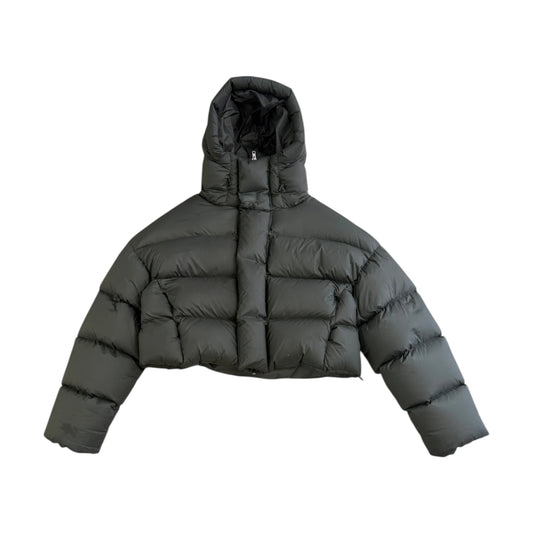 Entire Studios Cropped Puffer Jacket green - M