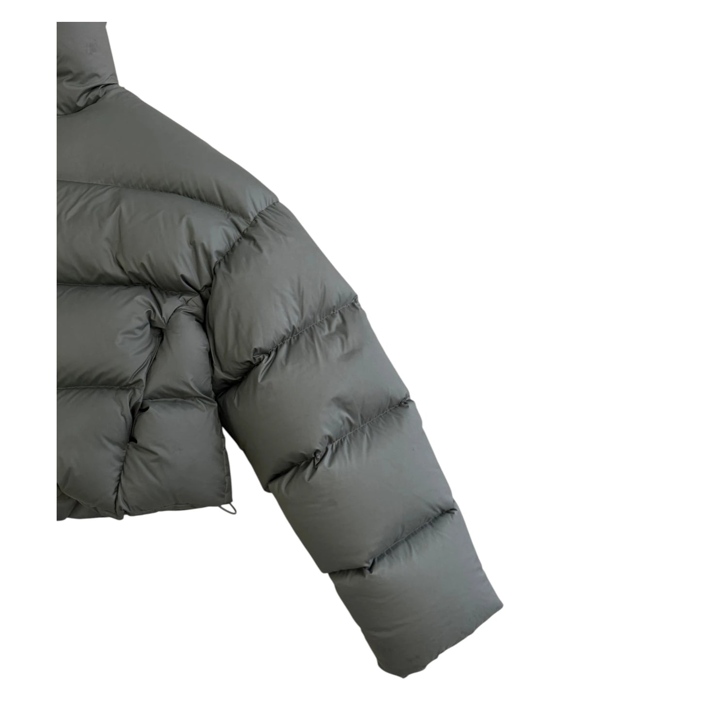 Entire Studios Cropped Puffer Jacket green - M