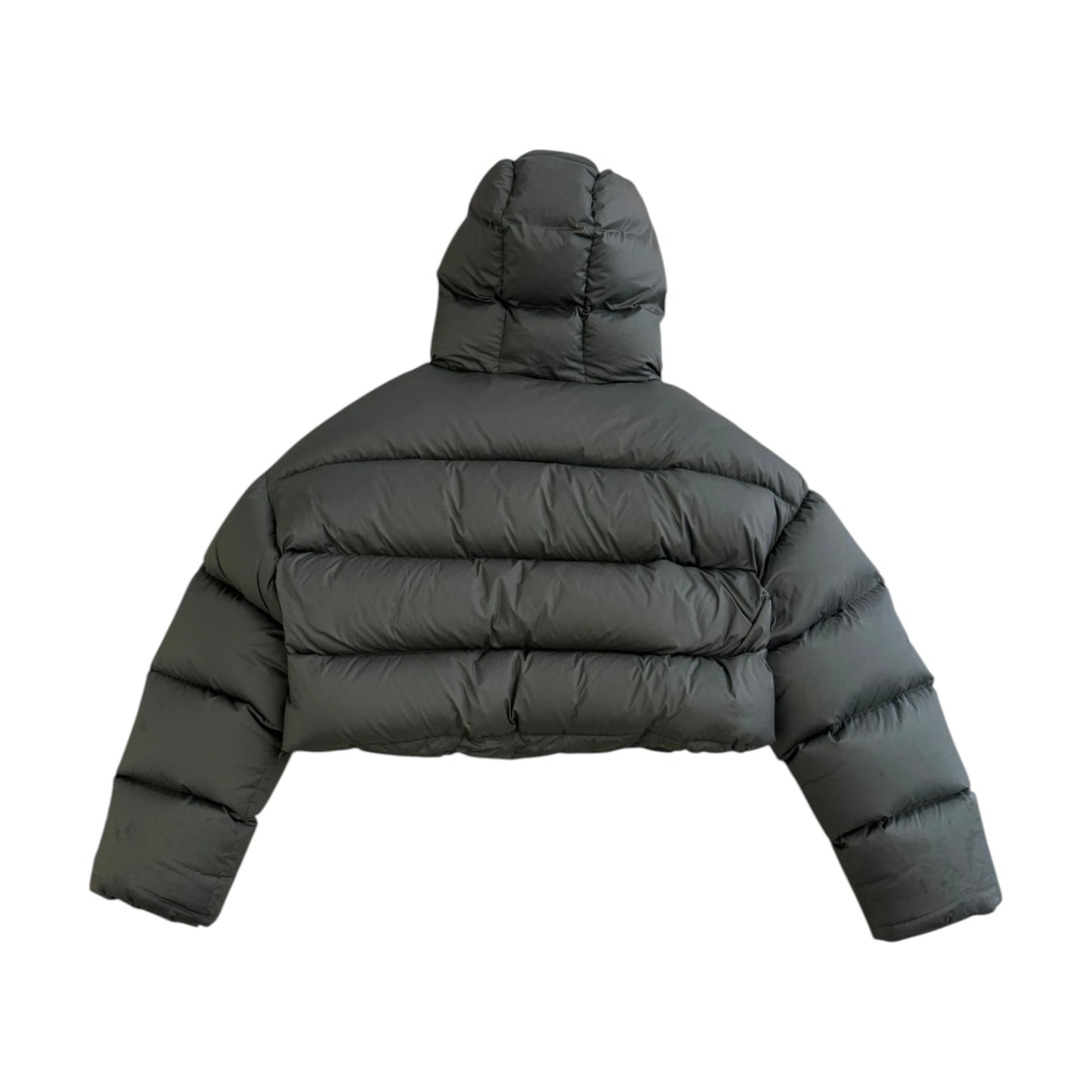 Entire Studios Cropped Puffer Jacket green - M