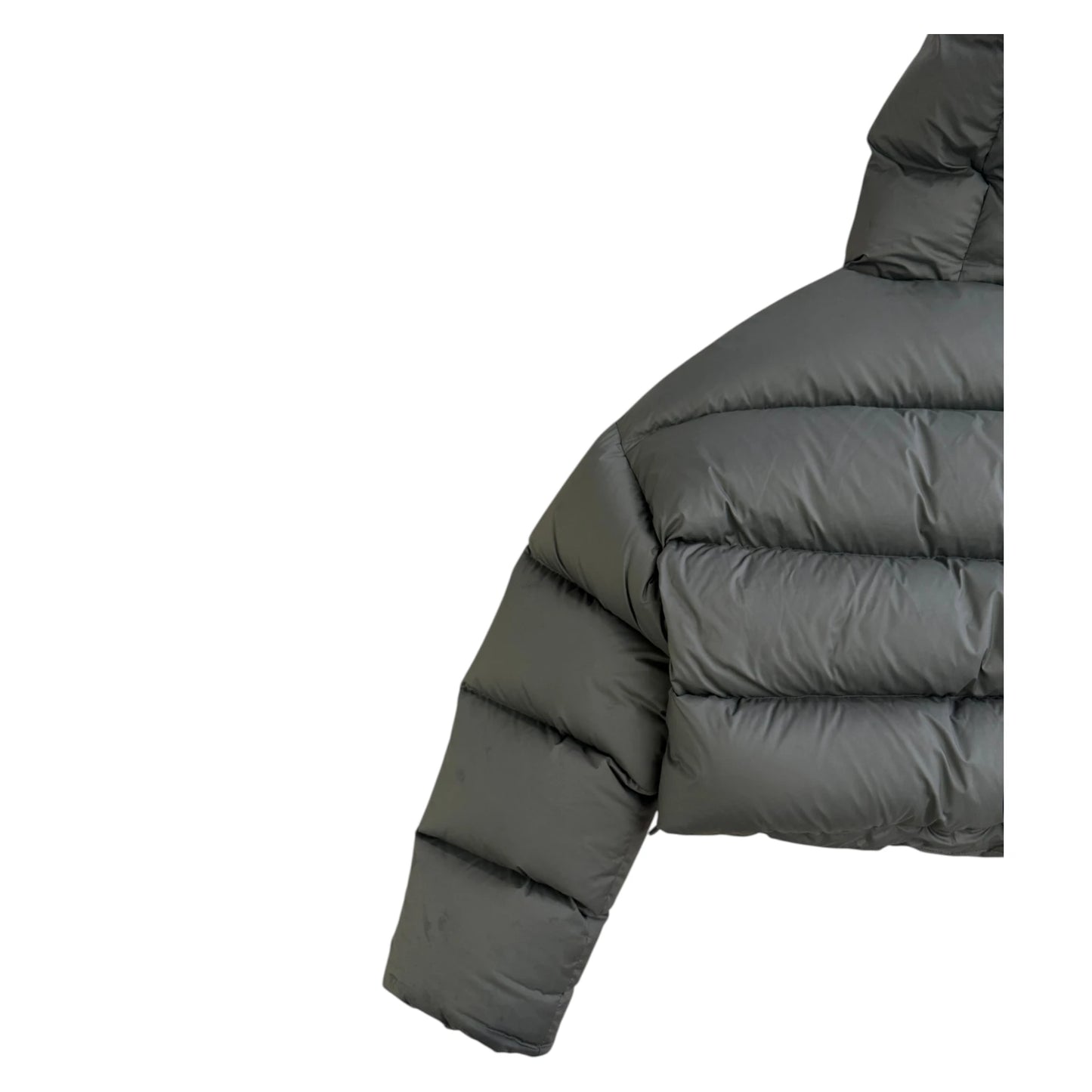 Entire Studios Cropped Puffer Jacket green - M
