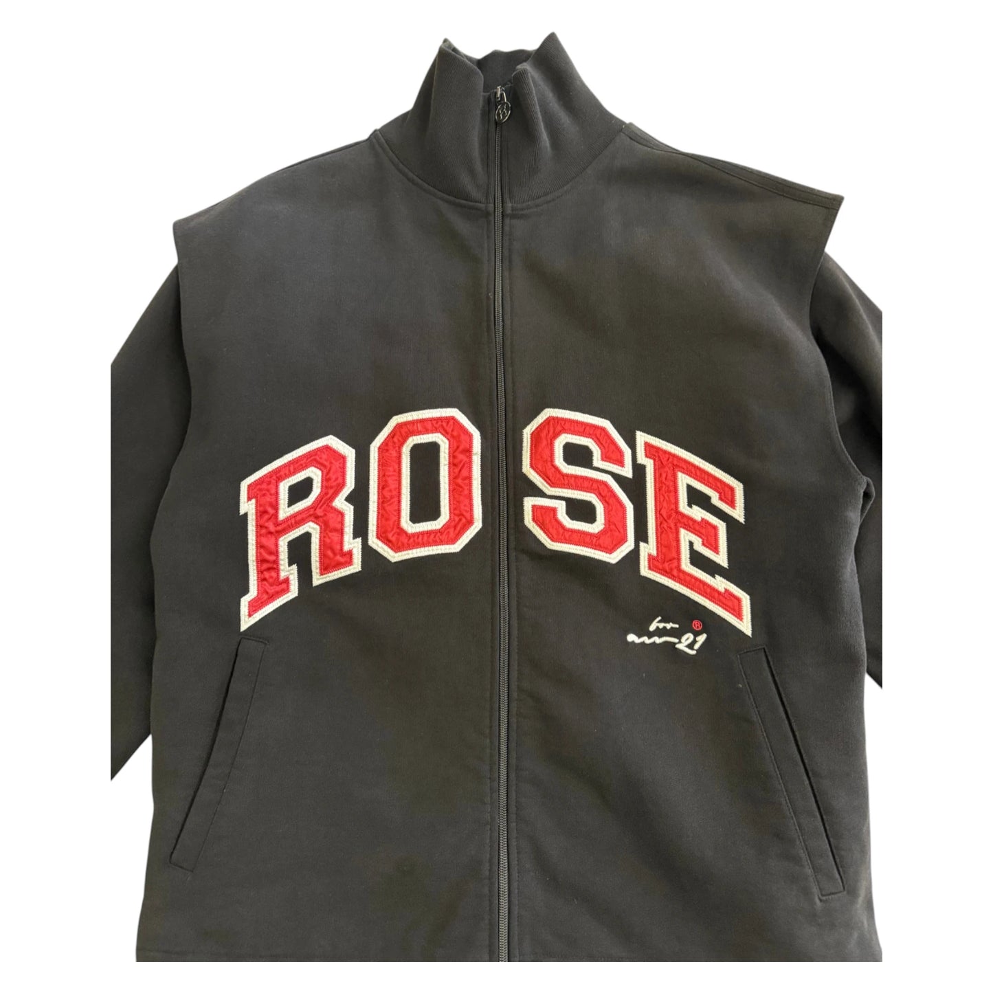 Martine Rose Two In One Zip Track Jacket black - S