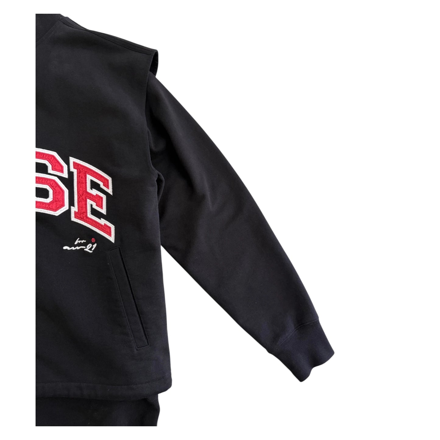 Martine Rose Two In One Zip Track Jacket black - S