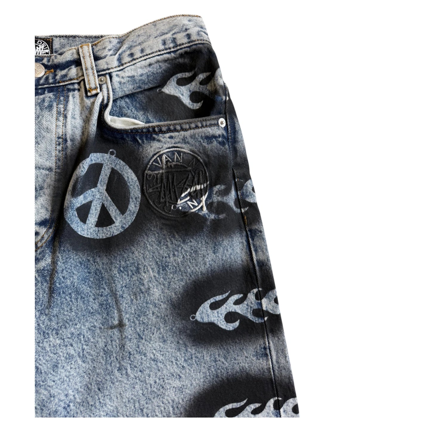 Stussy X Dries Van Noten Stencil Jeans - W32