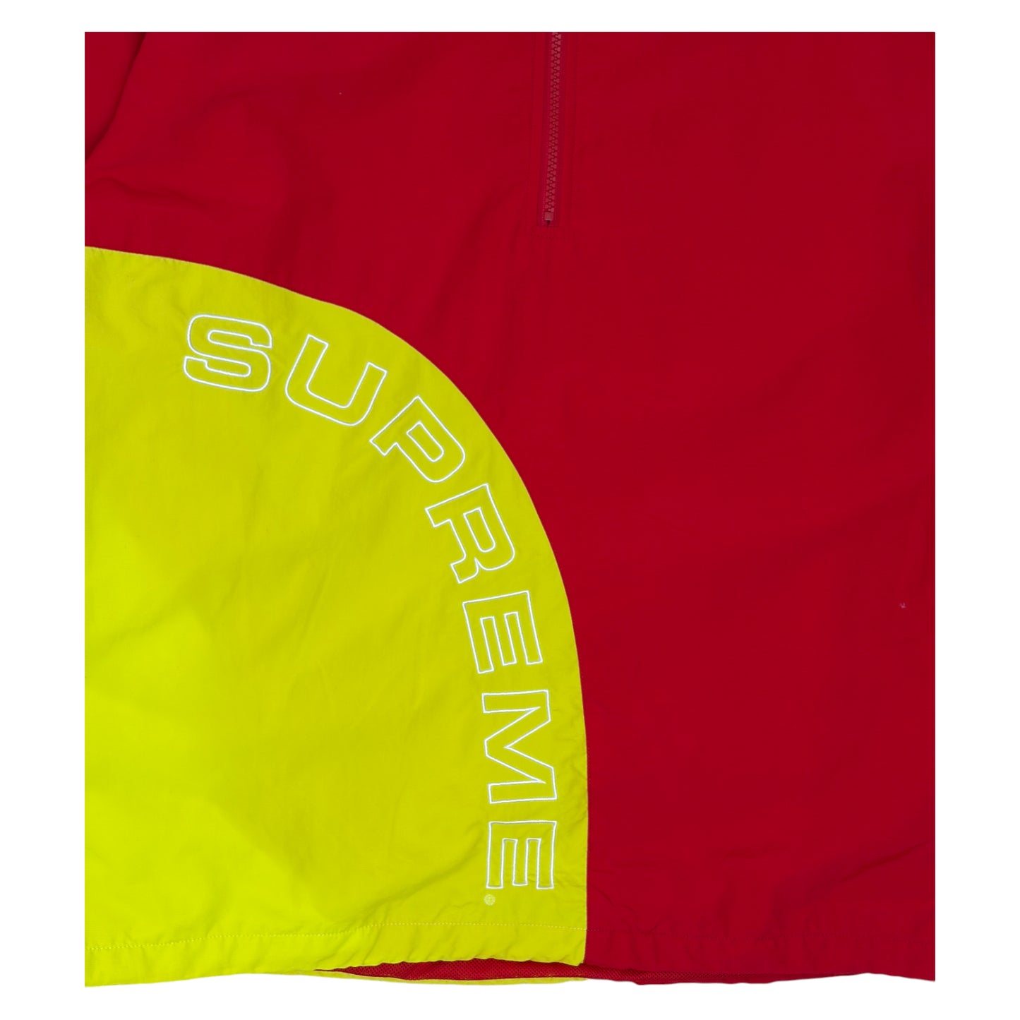 Supreme Nylon Full Tracksuit red + yellow - XL