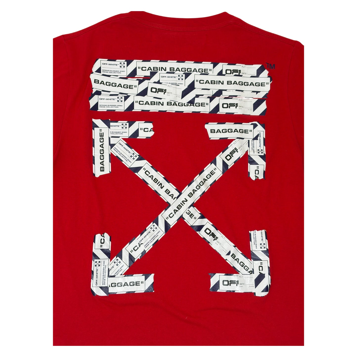 Off-White Cabin Baggage T Shirt red - L