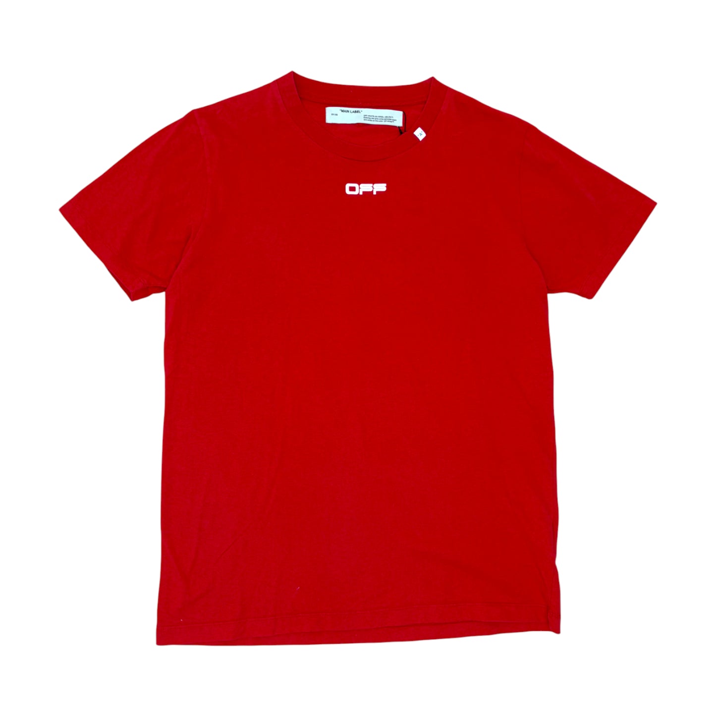Off White Caravaggio Arrows Print T-shirt red - L