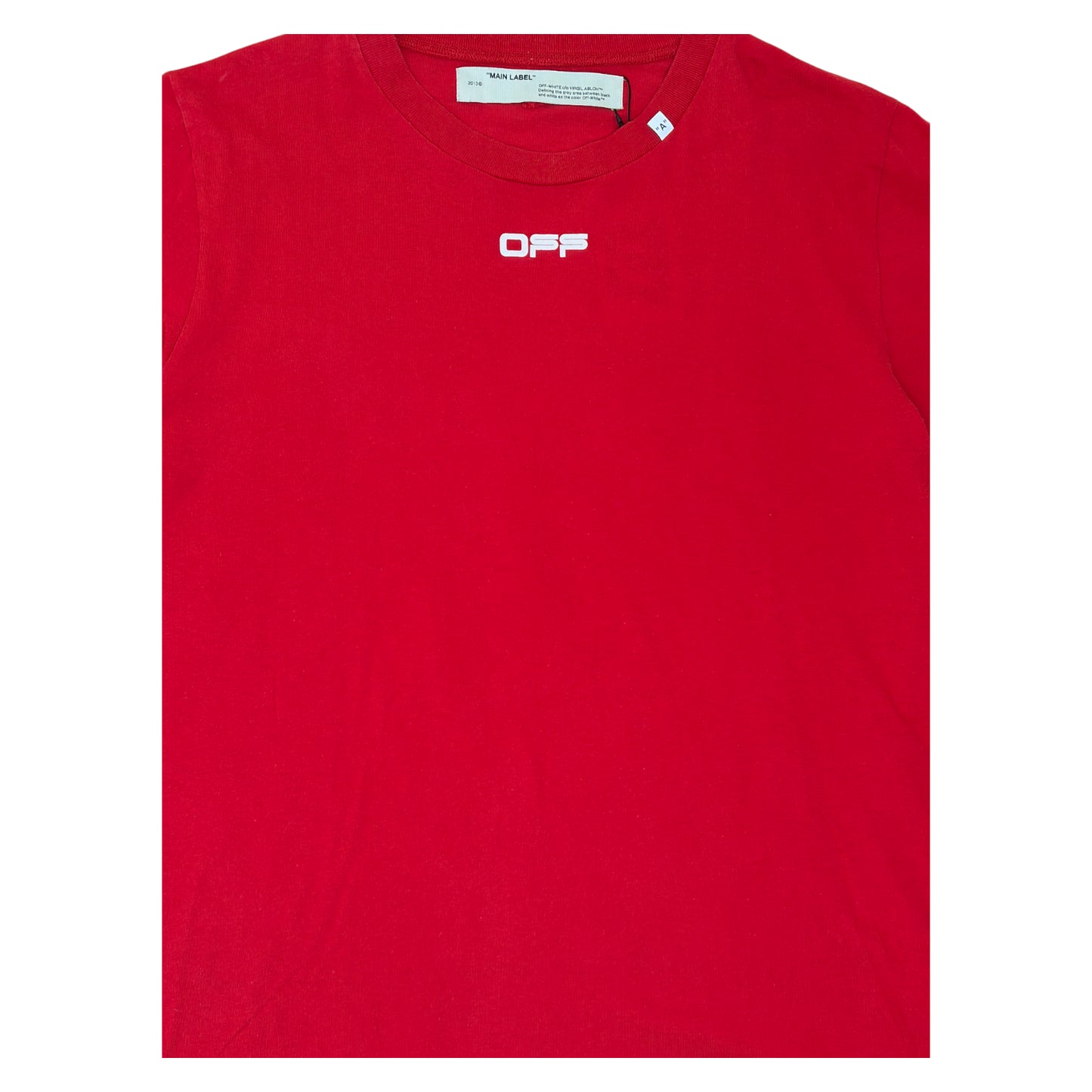 Off White Caravaggio Arrows Print T-shirt red - L