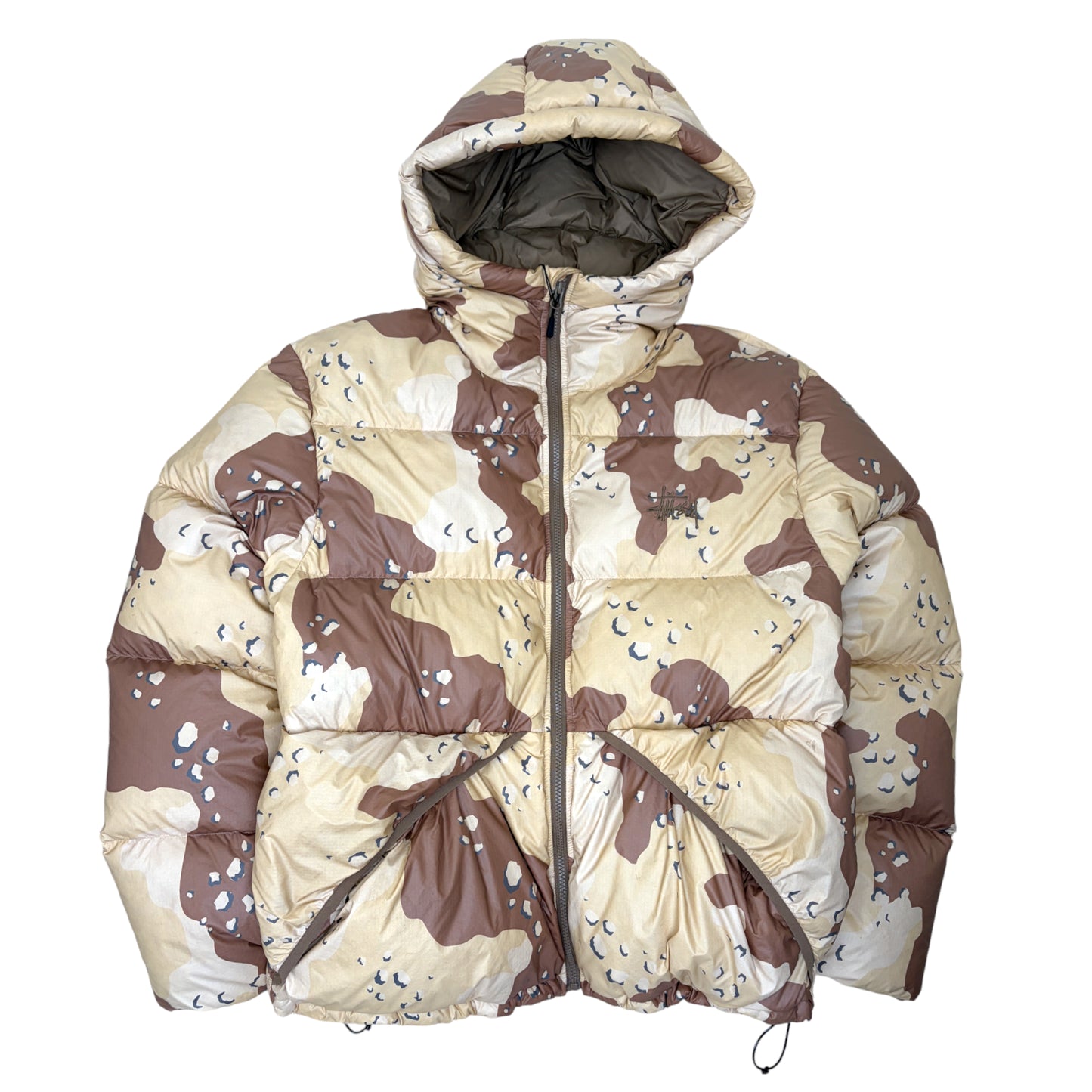 Stussy Desert Camo Puffer Jacket - L