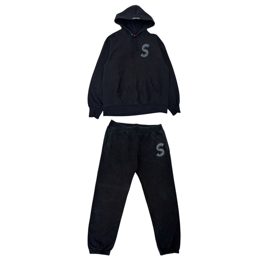 Supreme S Logo Full Tracksuit black - M