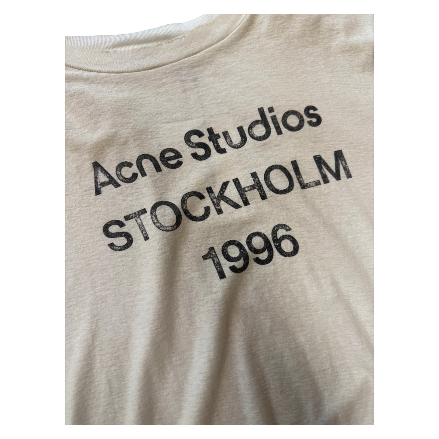 Acne Studios Classic T-shirt white - (GRADE A) / M