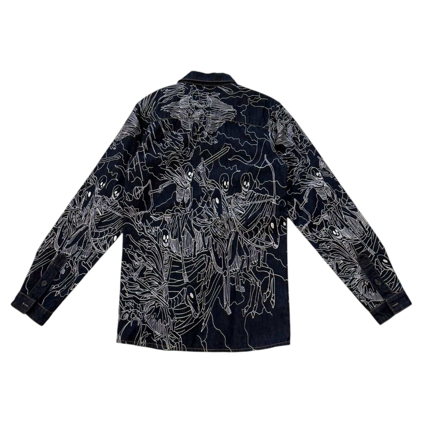 Who Decides War Four Horseman Flannel denim