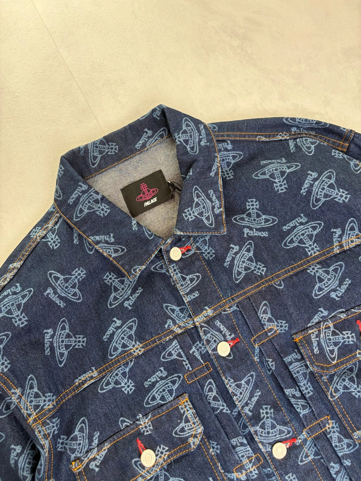 Palace X Vivienne Westwood Indigo Denim Jacket indigo - L