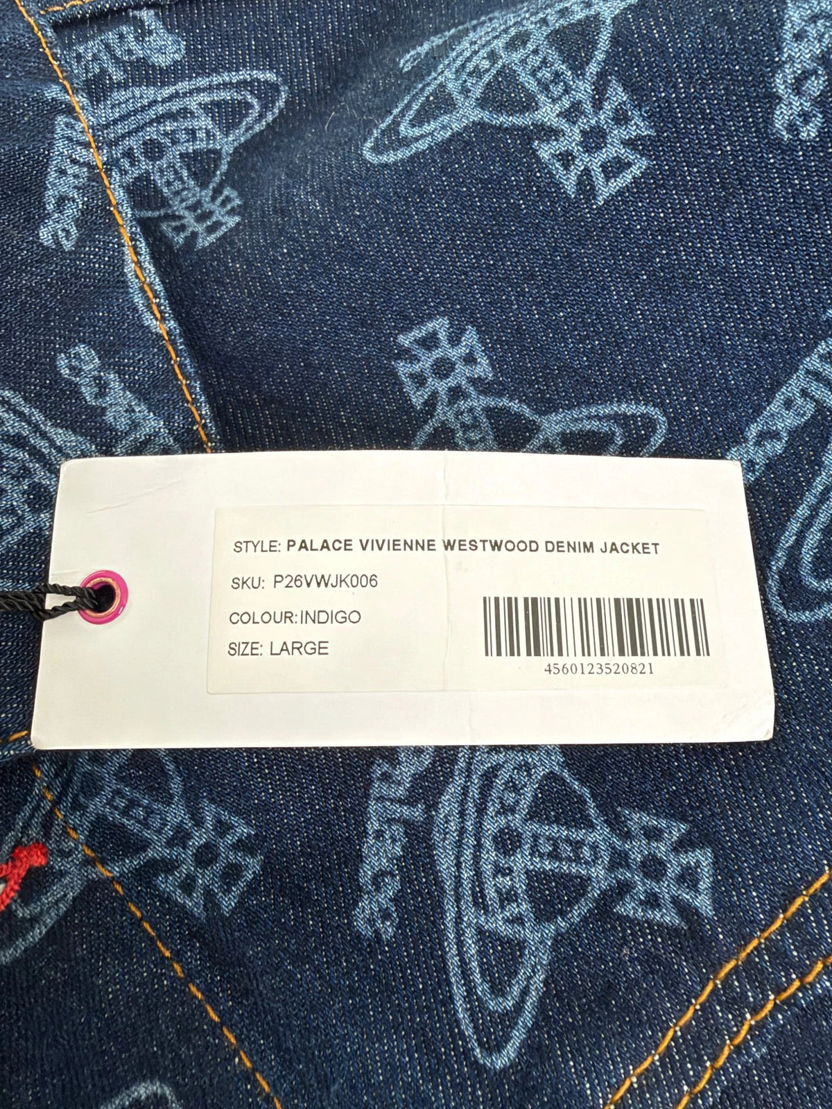 Palace X Vivienne Westwood Indigo Denim Jacket indigo - L