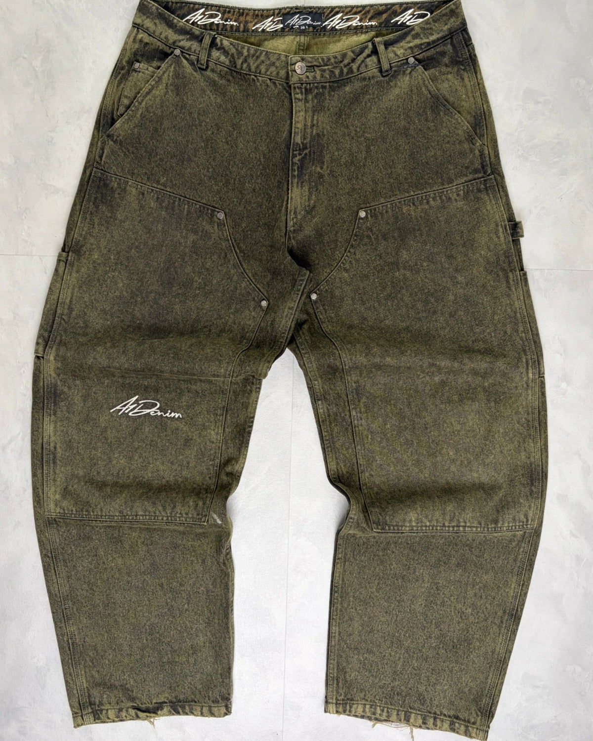 A1 Denim Pesto Double Knee Jeans – W36
