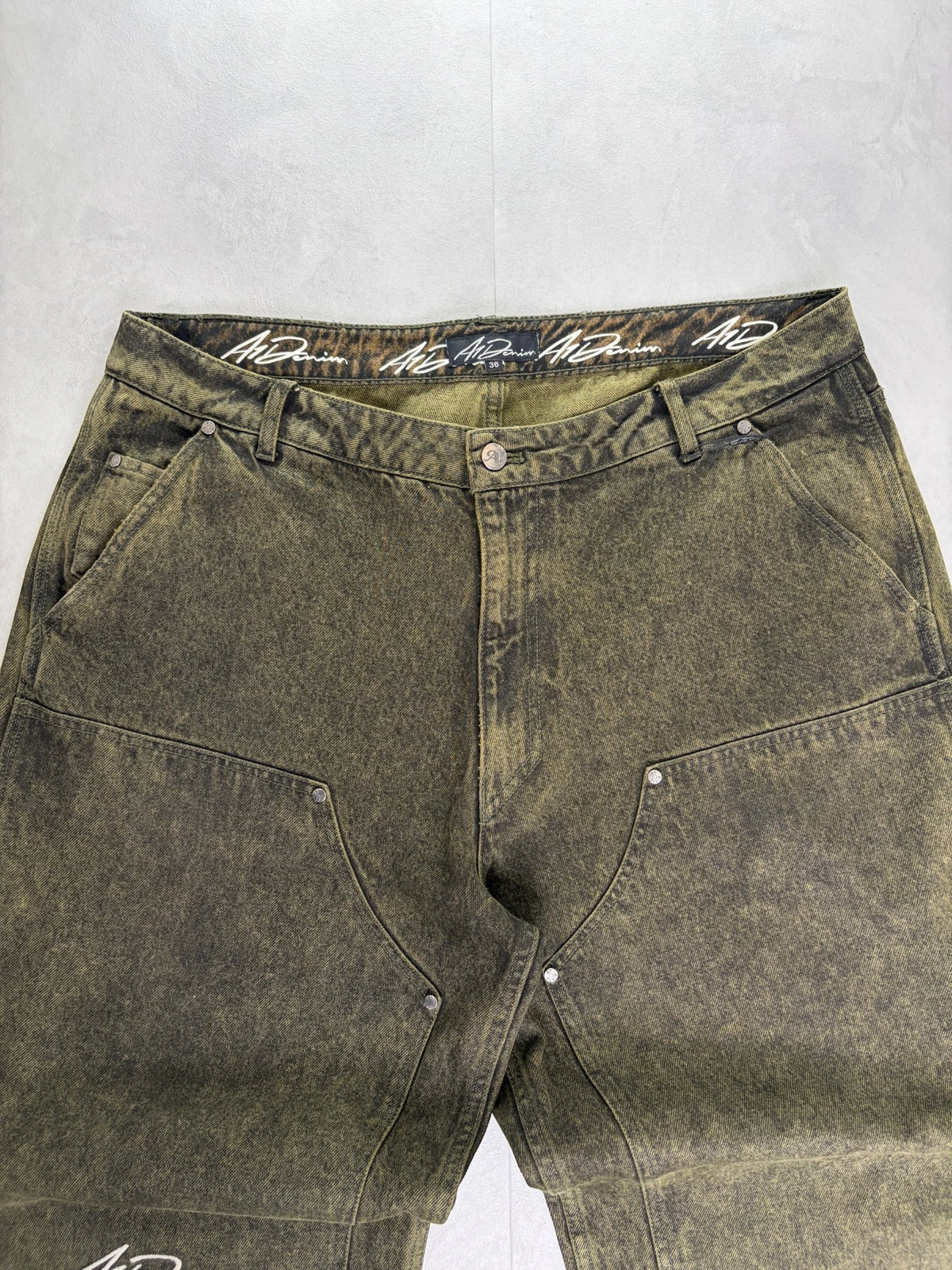 A1 Denim Pesto Double Knee Jeans – W36
