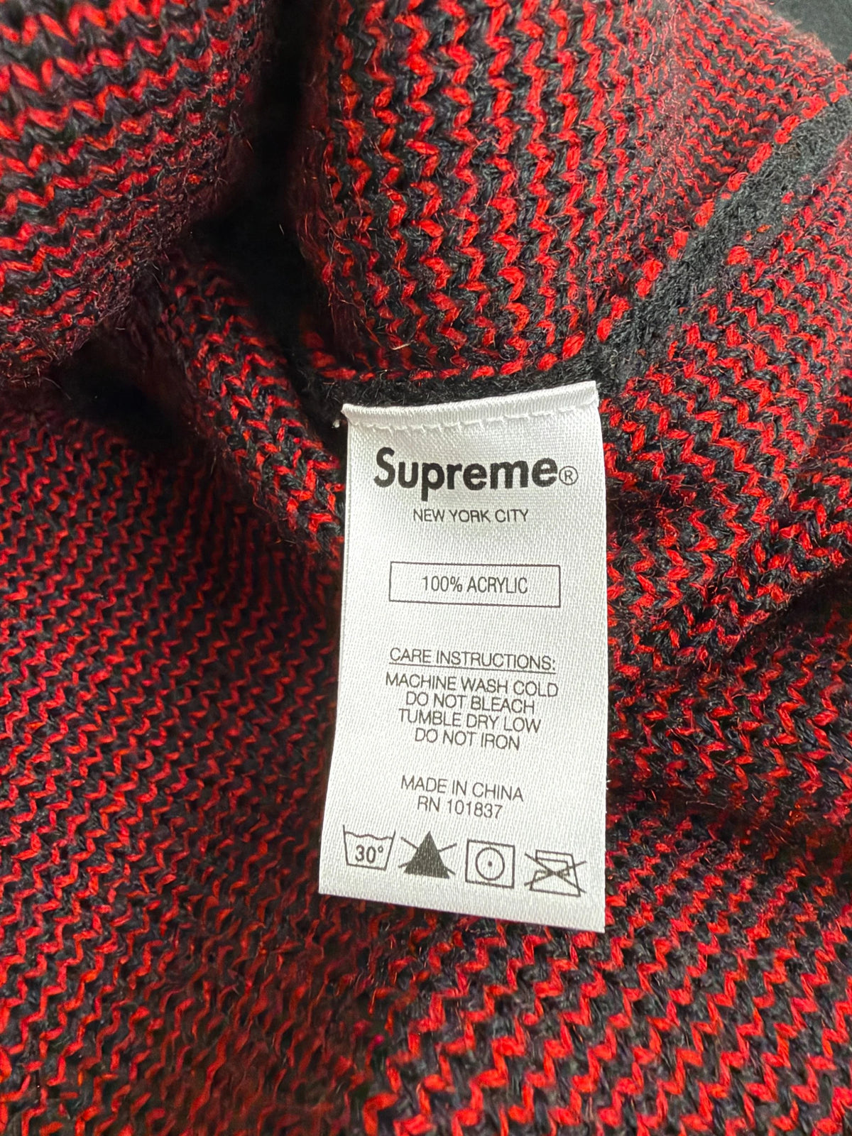 Supreme x Thrasher Knitted Sweatshirt black – M
