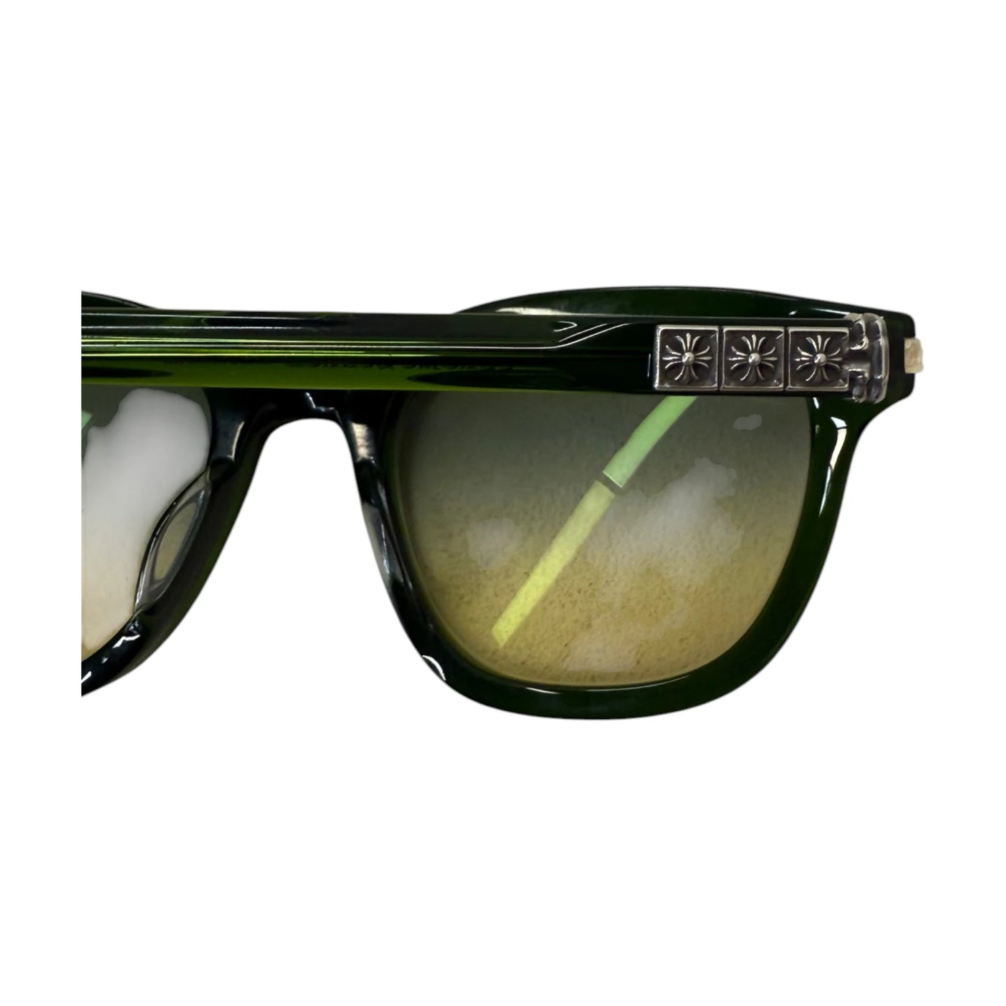 Chrome Hearts Smoke Show Sunglasses green