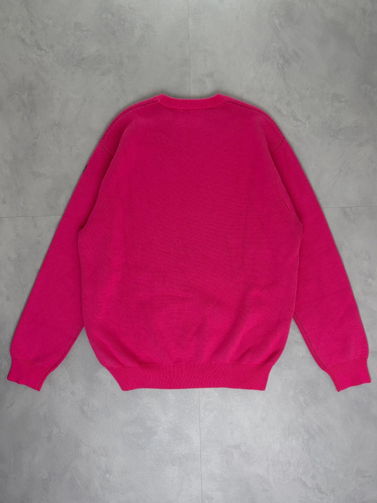 Supreme Bones Knitted Sweatshirt pink – M
