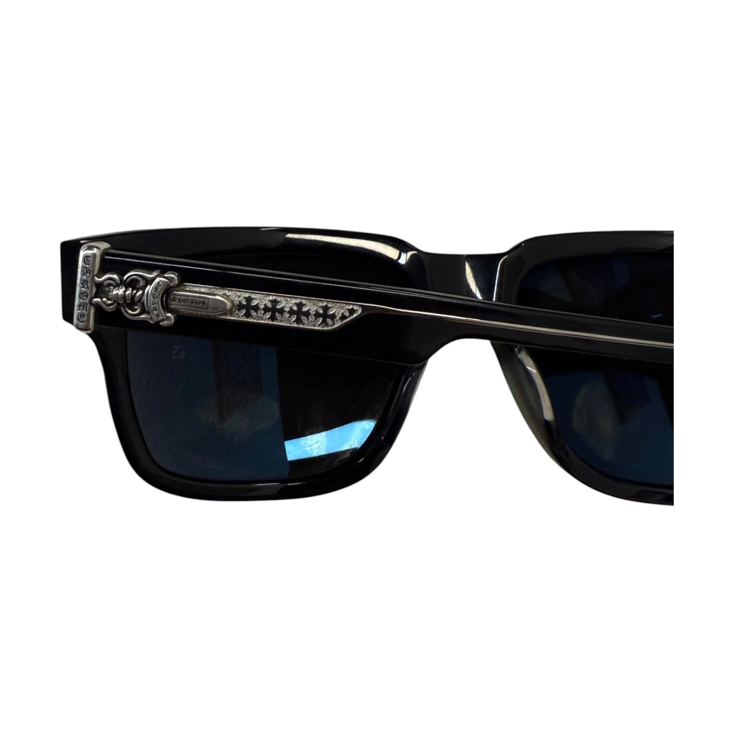 Chrome Hearts Box Officer Sunglasses black