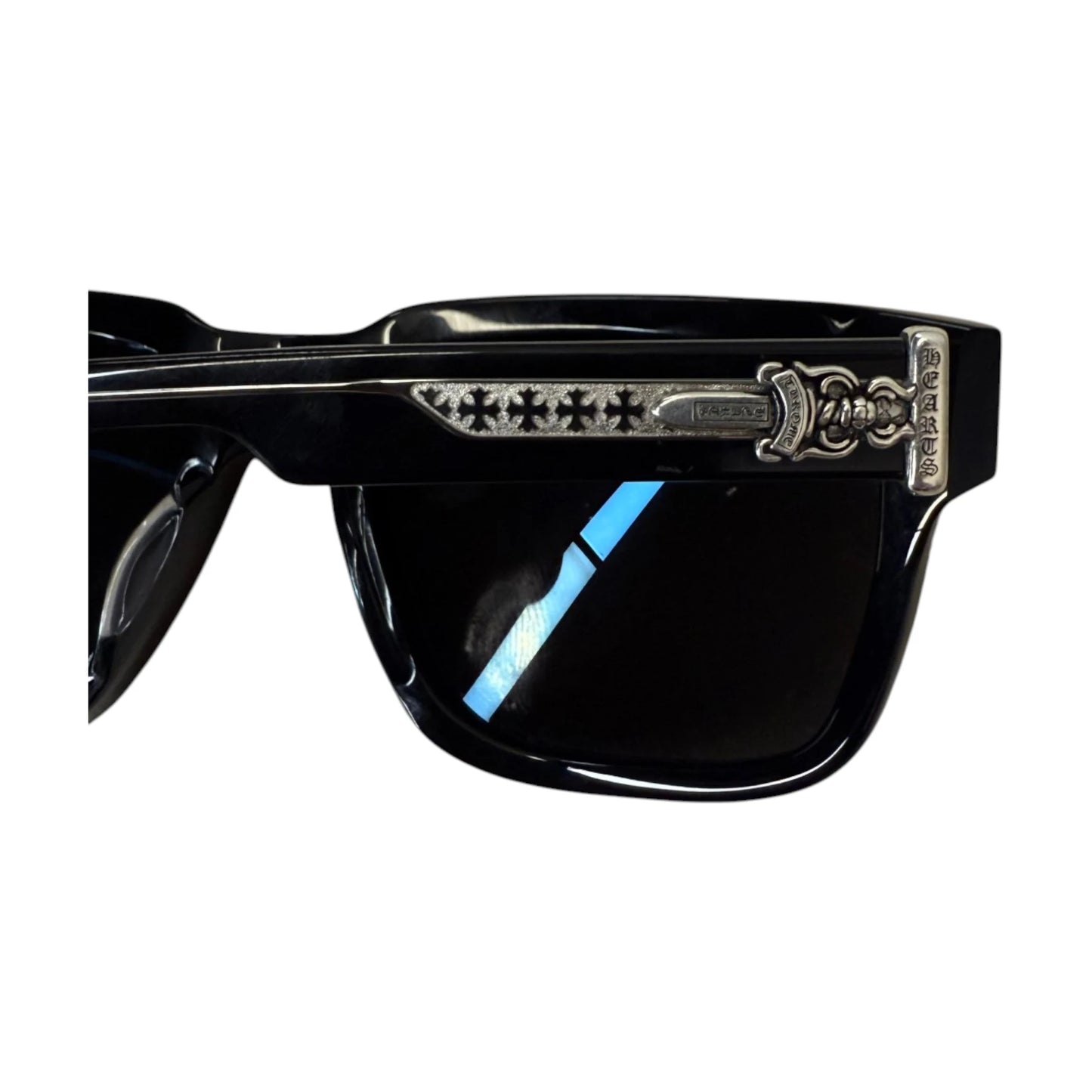 Chrome Hearts Box Officer Sunglasses black