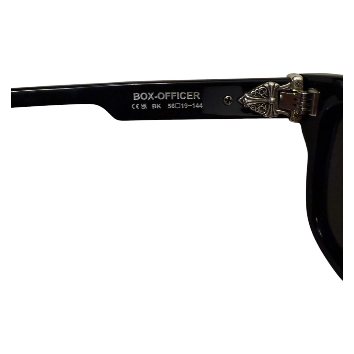 Chrome Hearts Box Officer Sunglasses black
