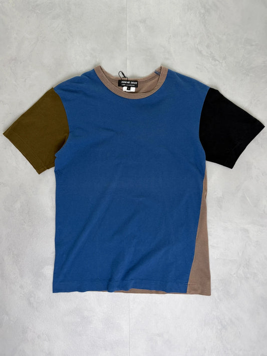 COMME DES GARCONS HOMME MULTI COLOUR TEE - USED - S