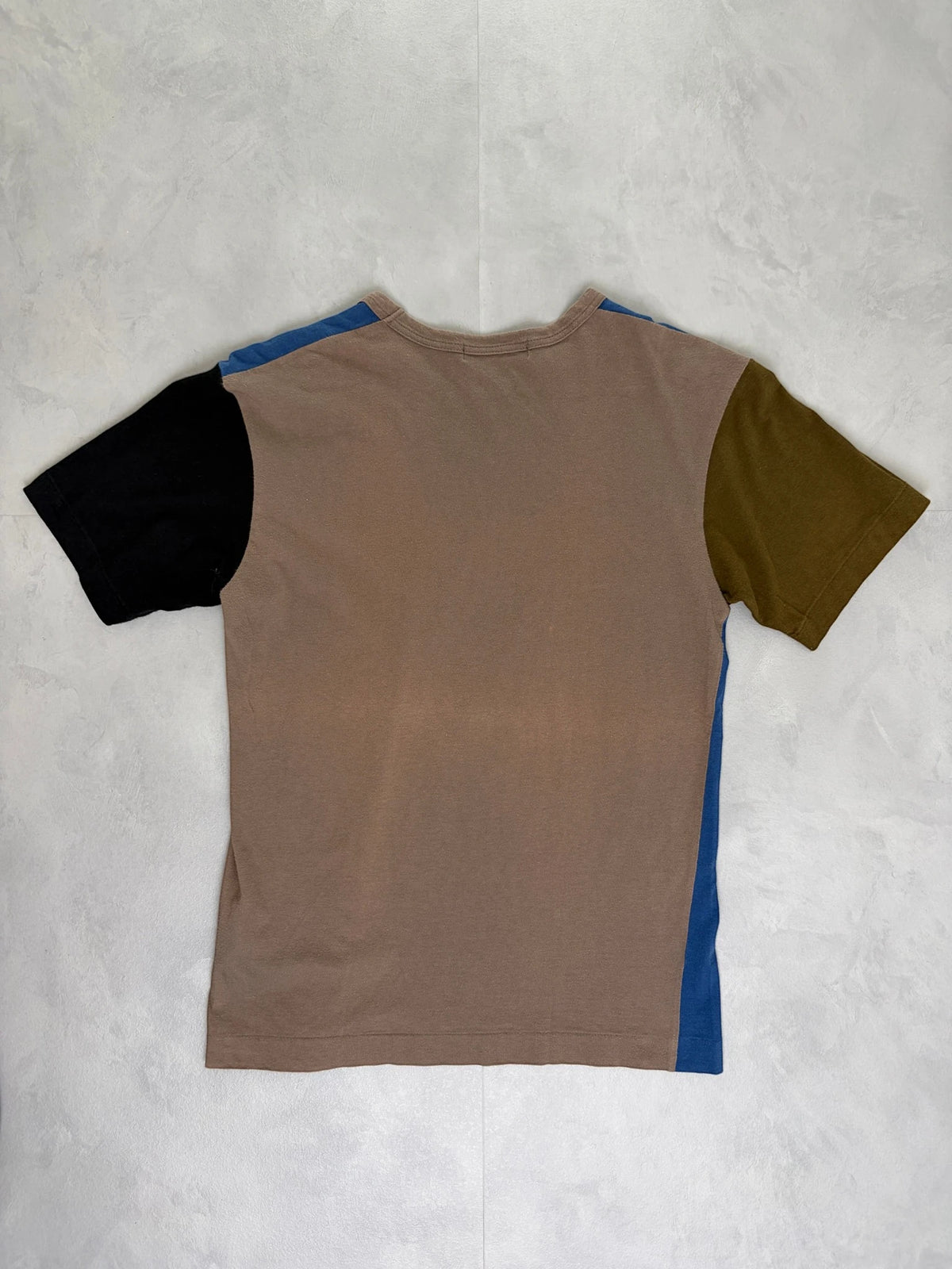 COMME DES GARCONS HOMME MULTI COLOUR TEE - USED - S