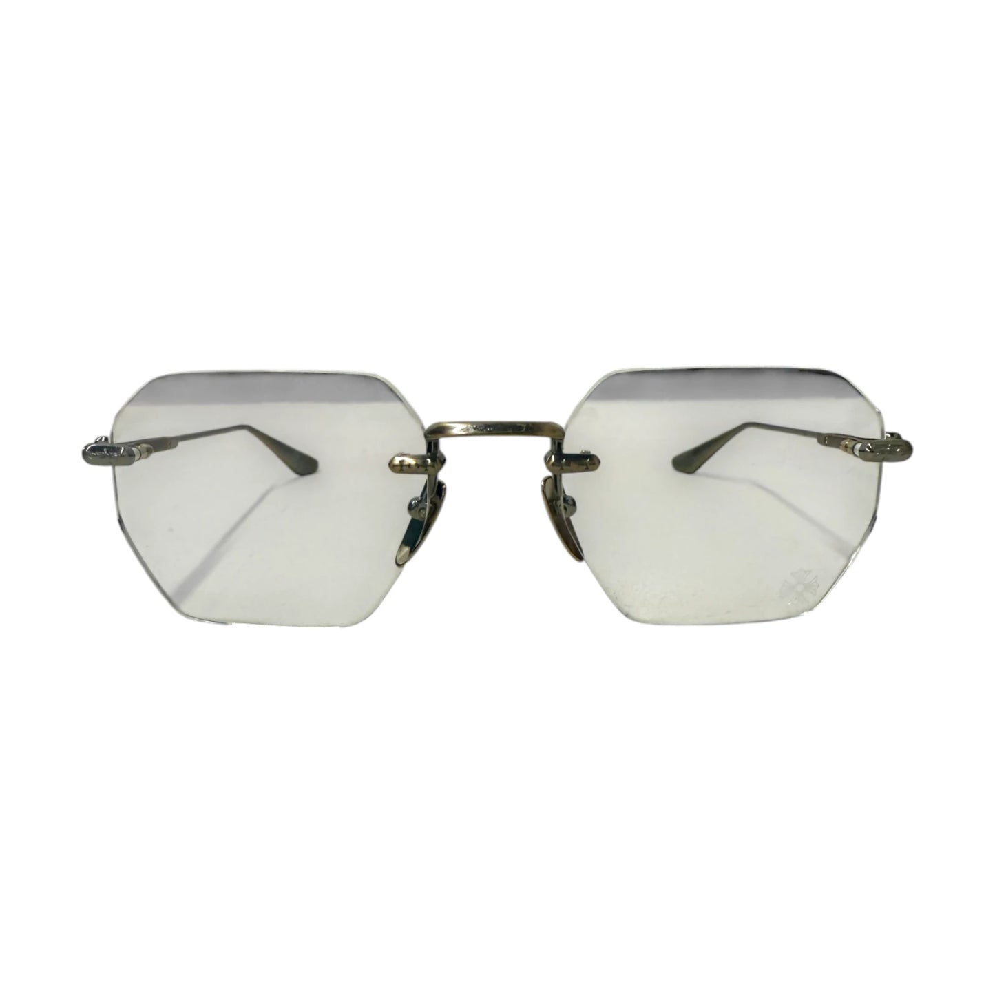 Chrome Hearts Hole Shot Sunglasses gold