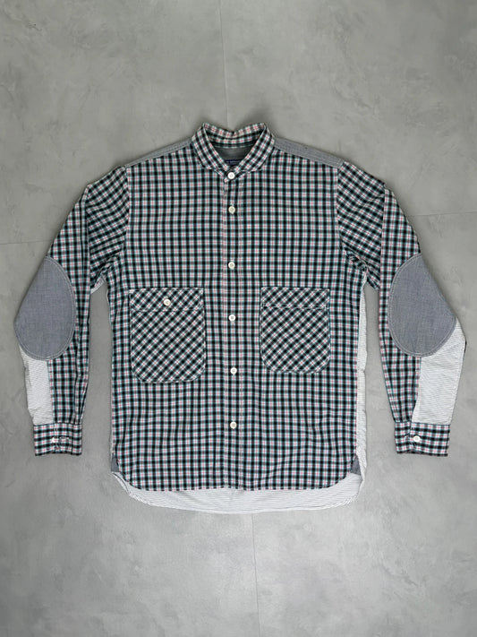 JUNYA WATANABE COMME MAN PATCHWORK SHIRT - (USED) - XS