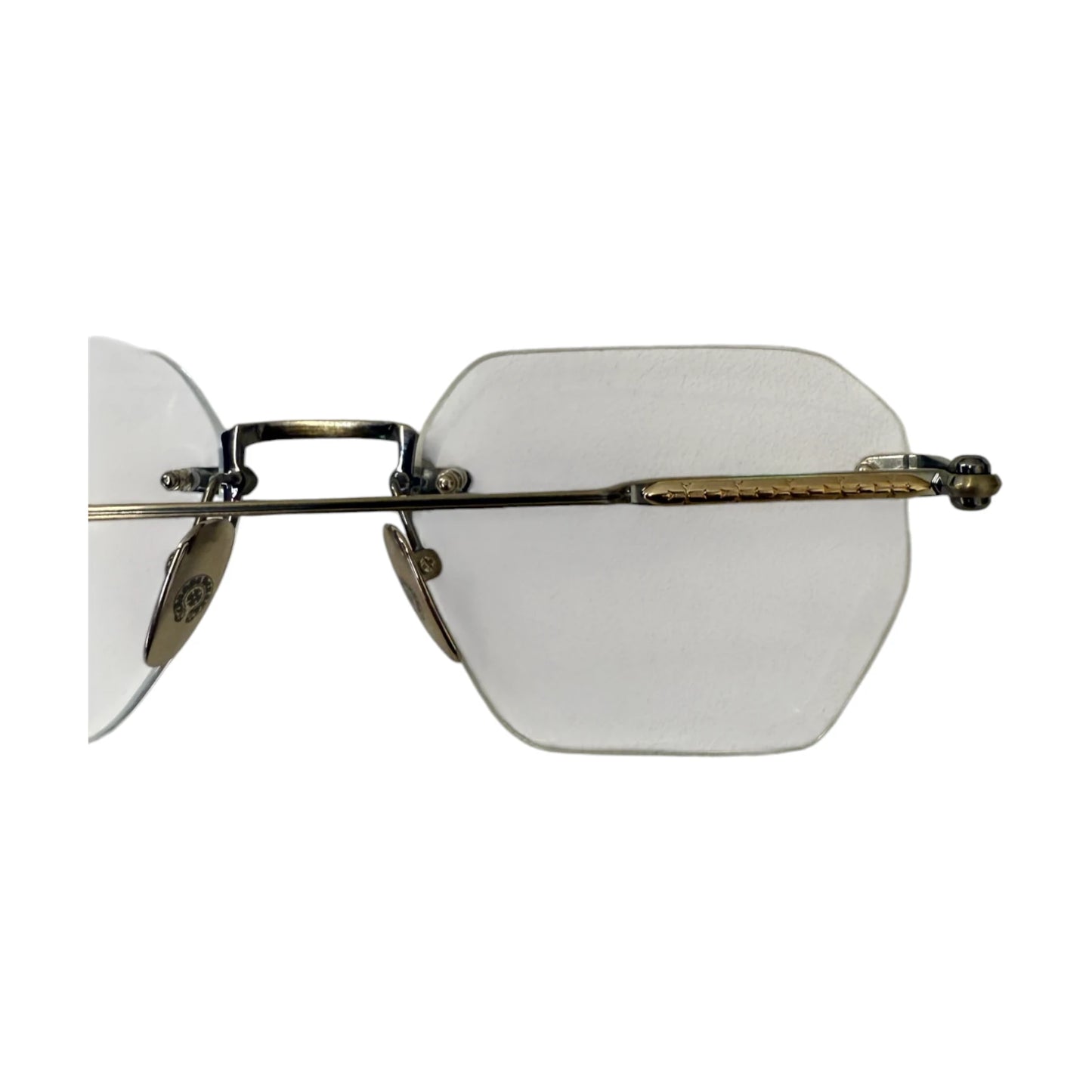 Chrome Hearts Hole Shot Sunglasses gold