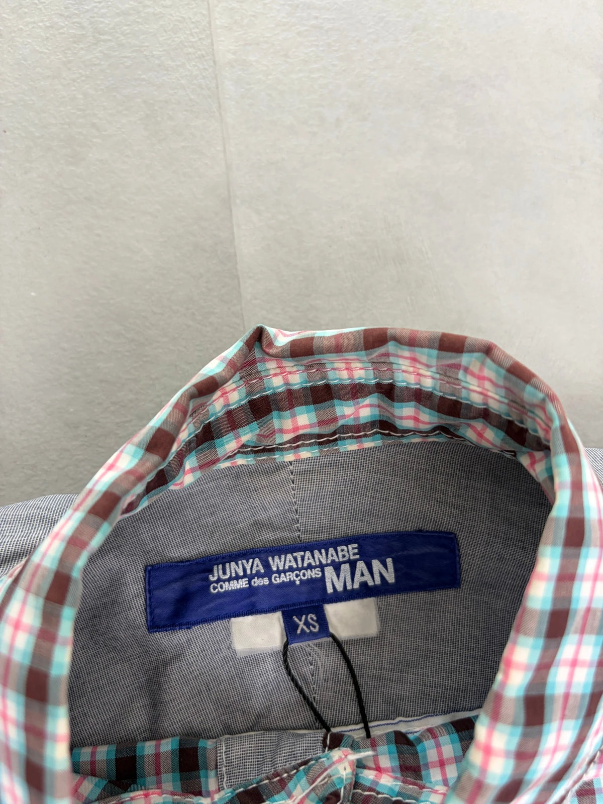 JUNYA WATANABE COMME MAN PATCHWORK SHIRT - (USED) - XS