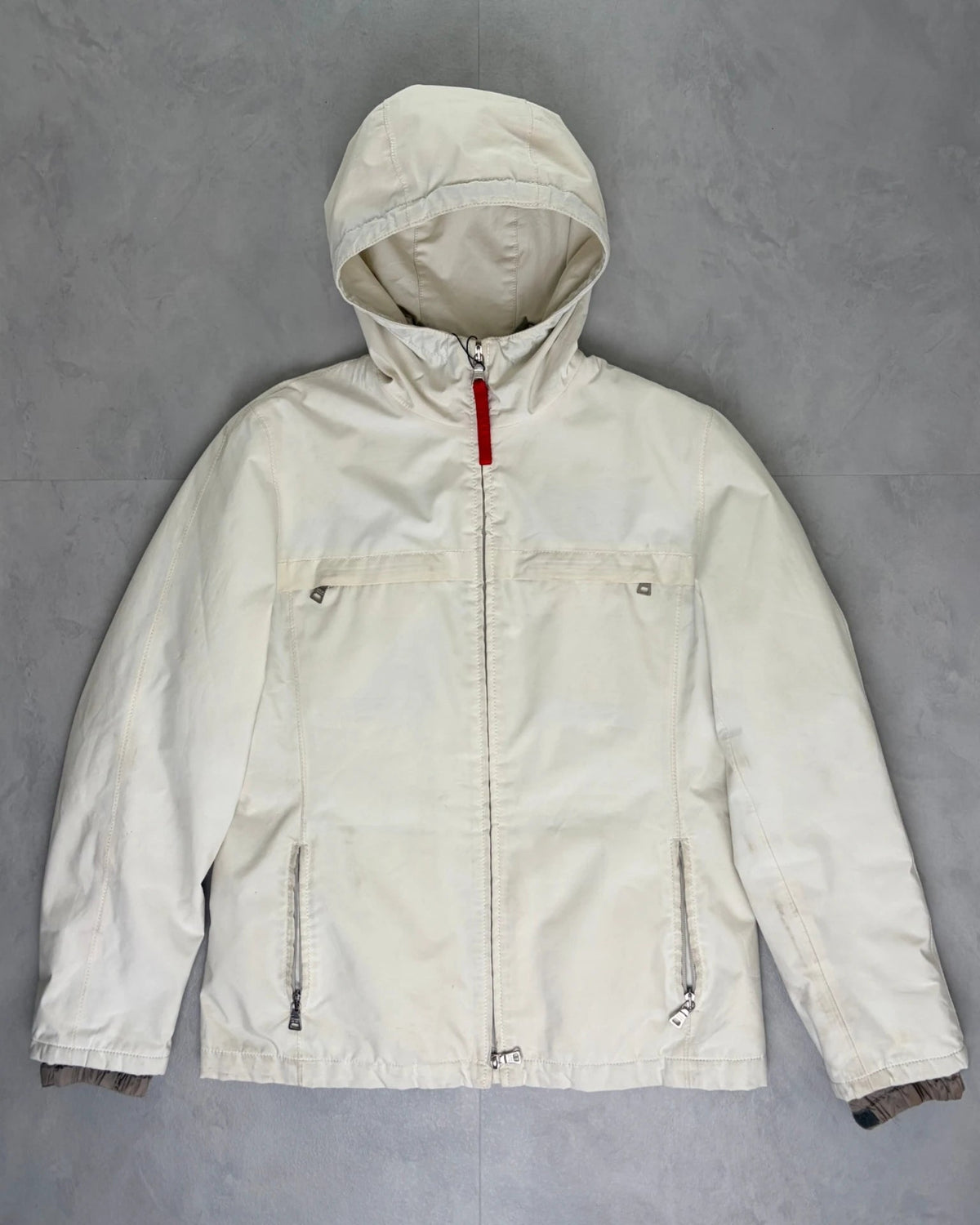 PRADA SPORT 90S JACKET WHITE - M