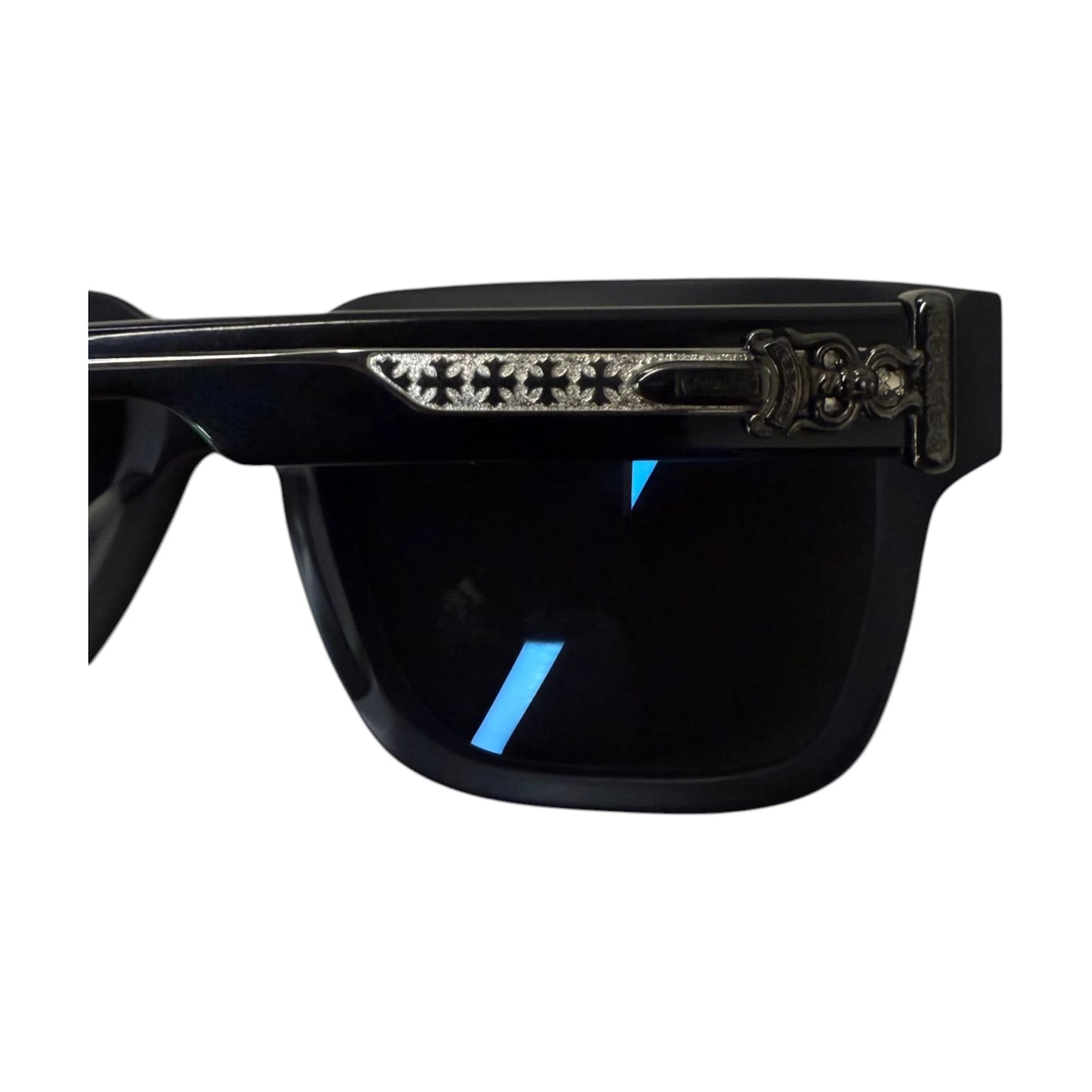 Chrome Hearts Box Officer Sunglasses matte black
