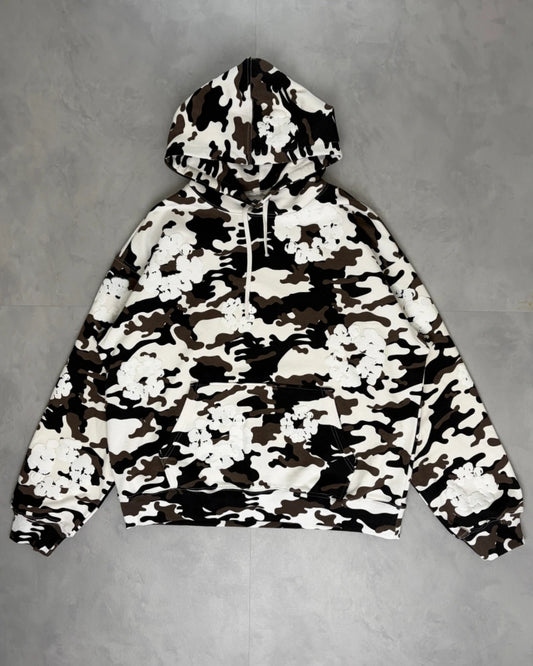 Denim Tears Arctic Camo Cotton Wreath Hoodie – XL