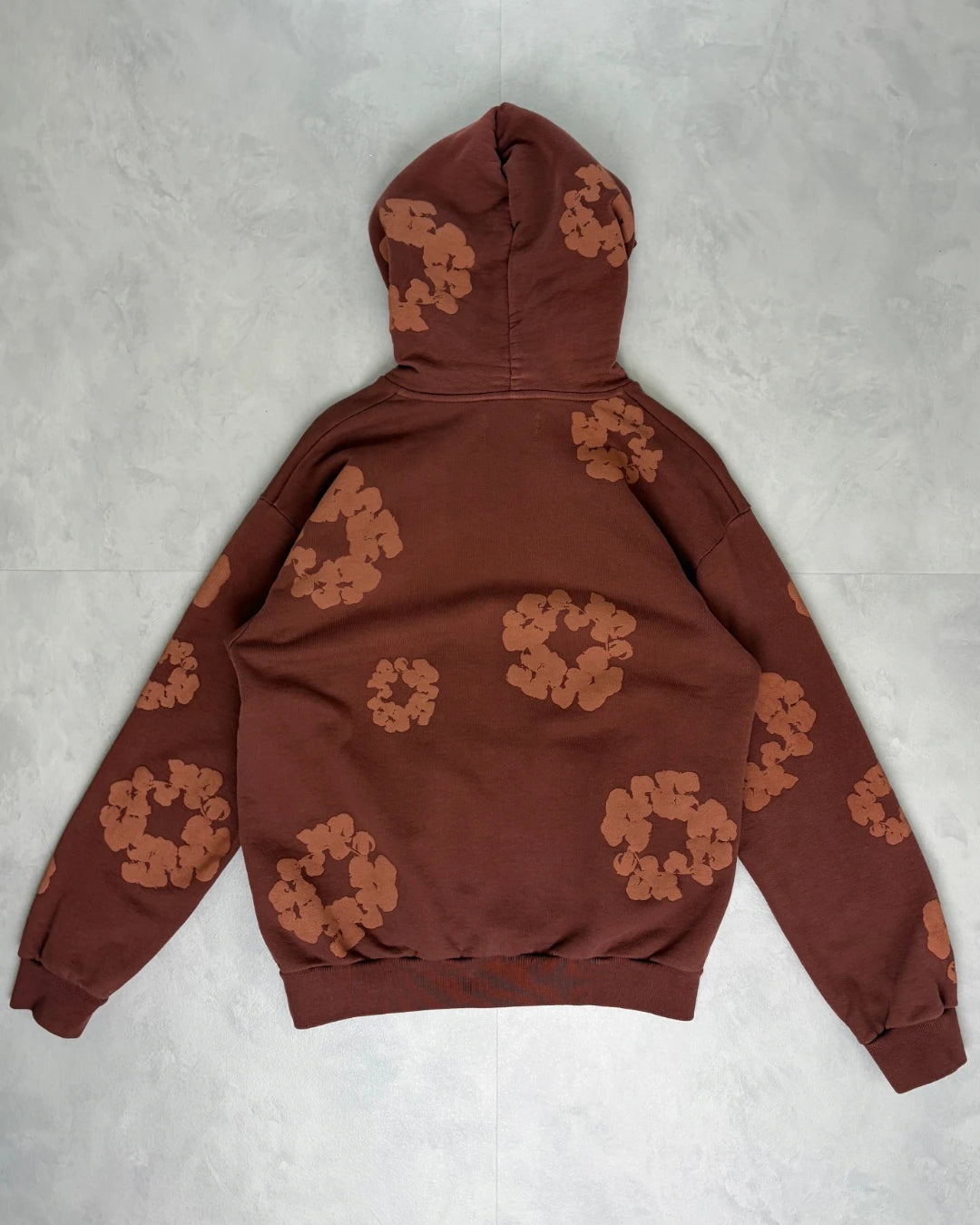 Denim Tears Mono Cotton Wreath Hoodie brown - S