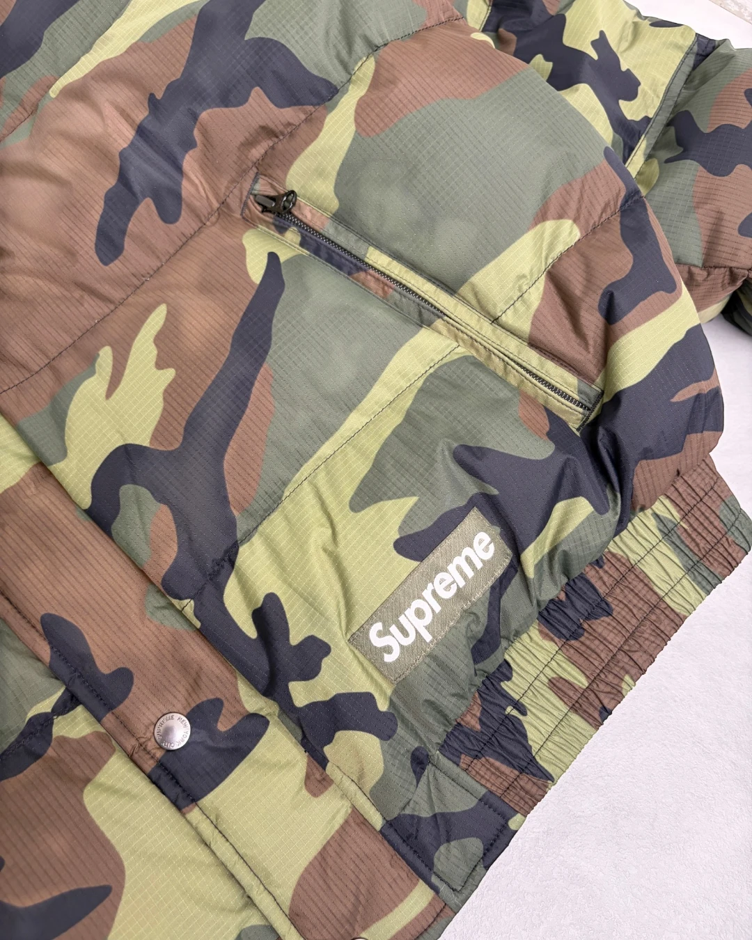 SUPREME Filldown Puffer Jacket Camo - (NEW) - XL
