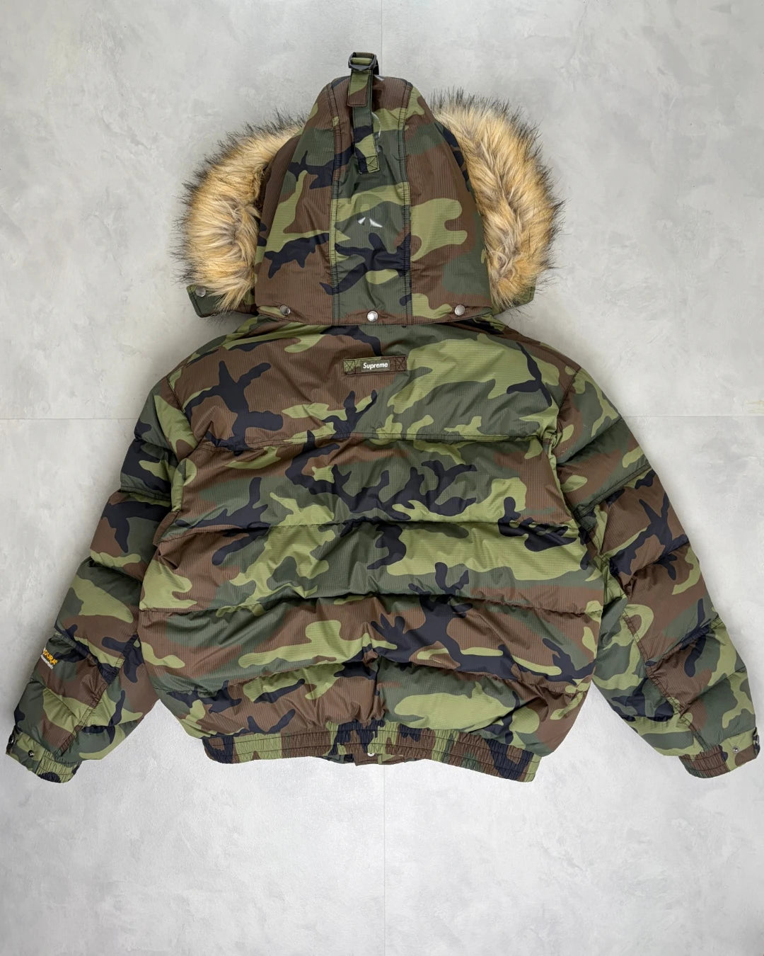 SUPREME Filldown Puffer Jacket Camo - (NEW) - XL