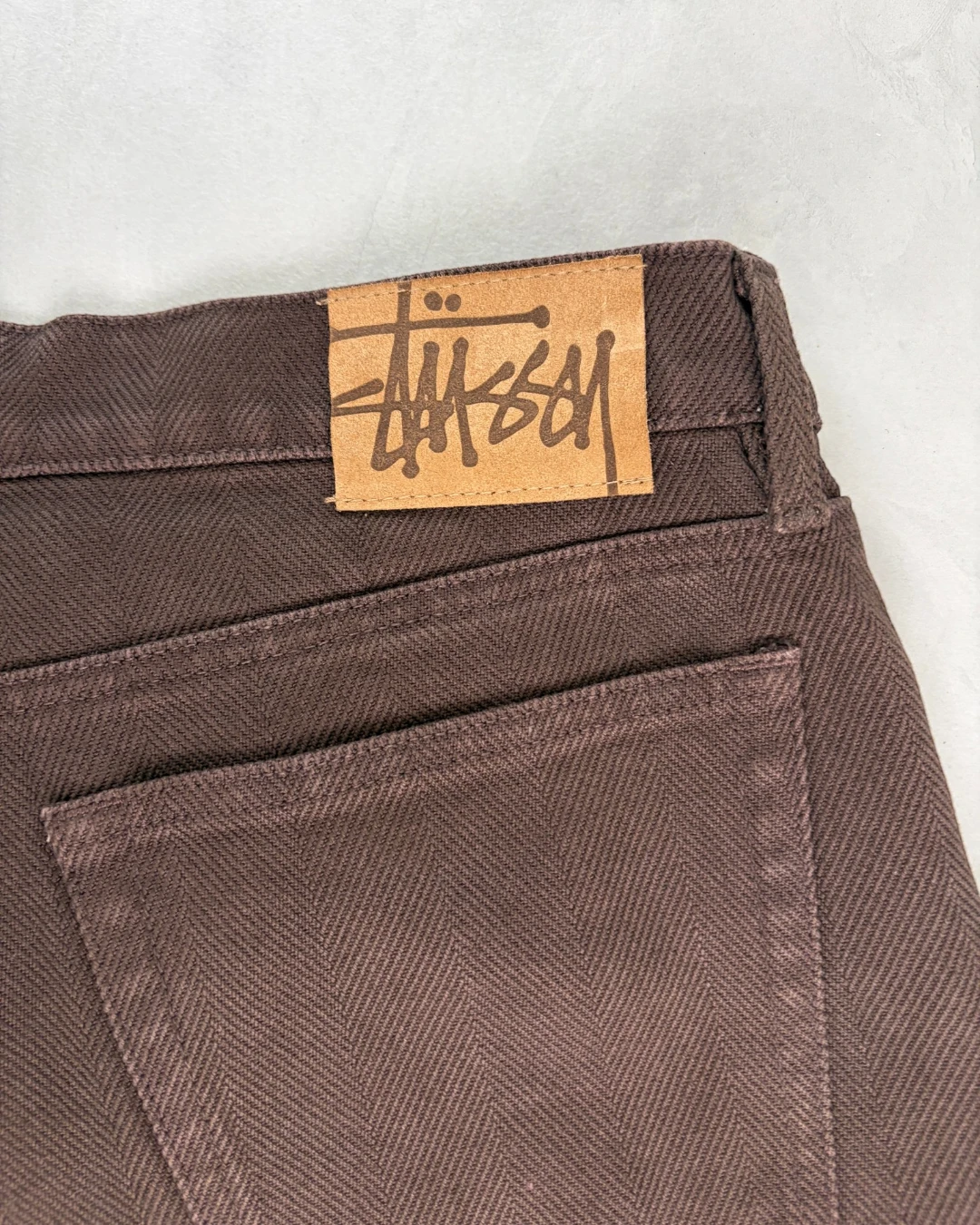 Stussy Big Ol Canvas Jeans brown – W34