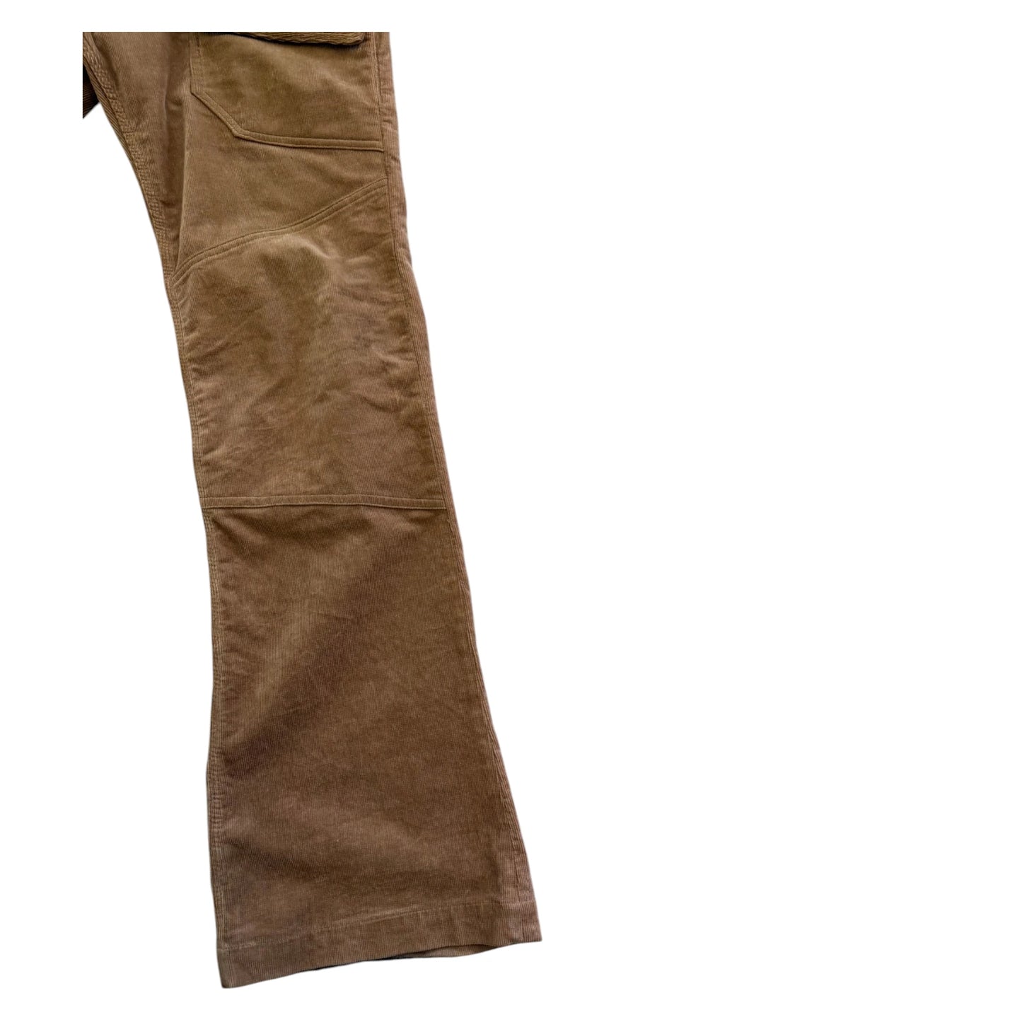Livertine Tokyo Underground Corduroy Cargo Flare Trousers brown - L
