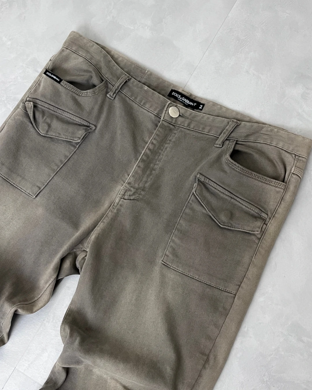 Dolce and Gabbana Vintage Cargo Pants khaki - (GRADE A) / W34